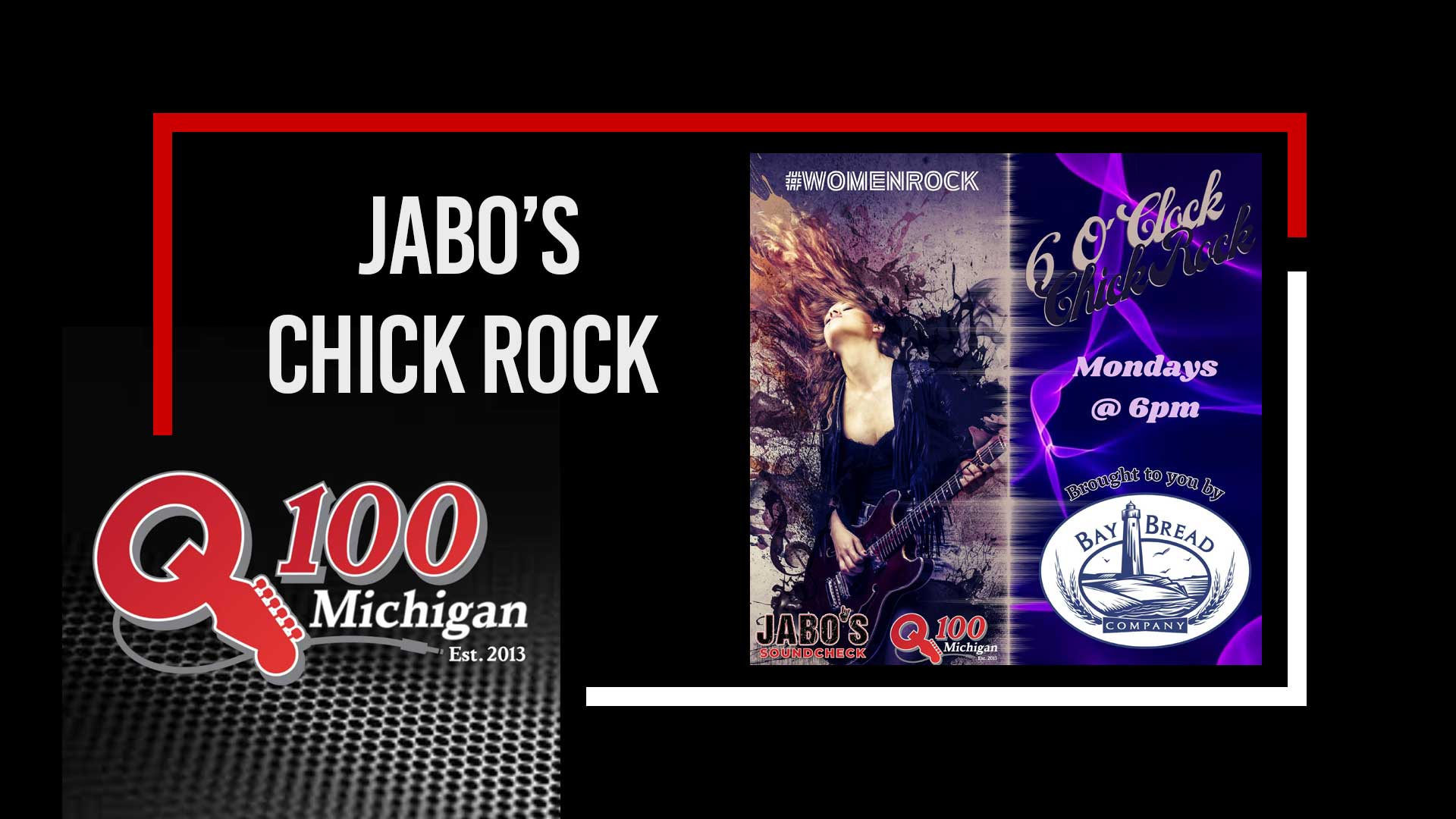 Jabo's Chick Rock - Audio Channel - Streamcast™ Northern Michigan